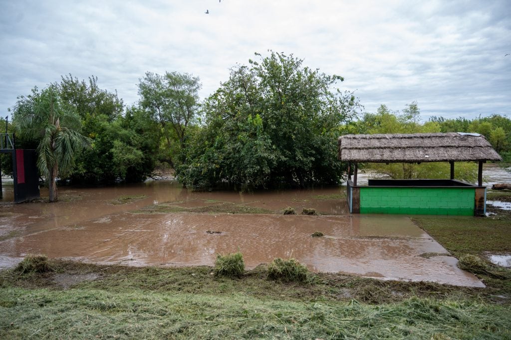 Crecida del Río Xanaes en Arroyito