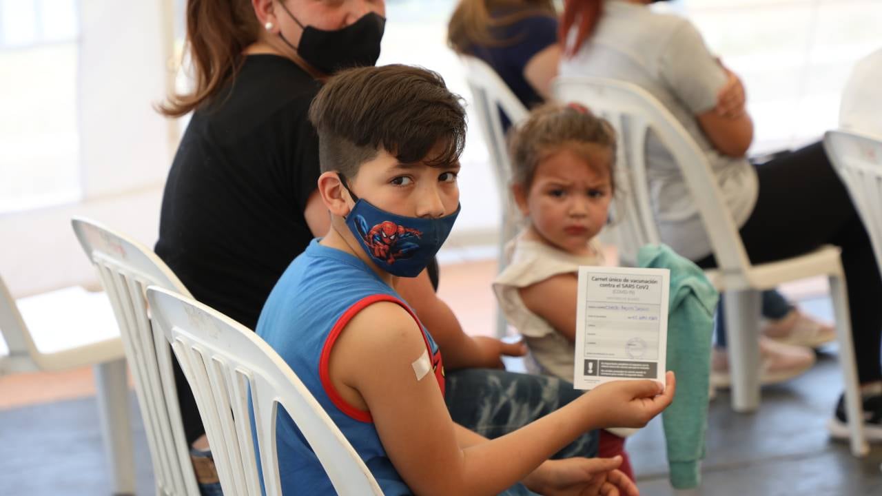 Vacunación de chicos de 3 a 11 años