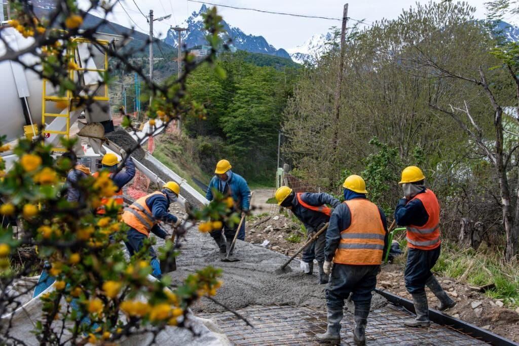 Avanza la construcción de la bicisenda “Pensar Malvinas”