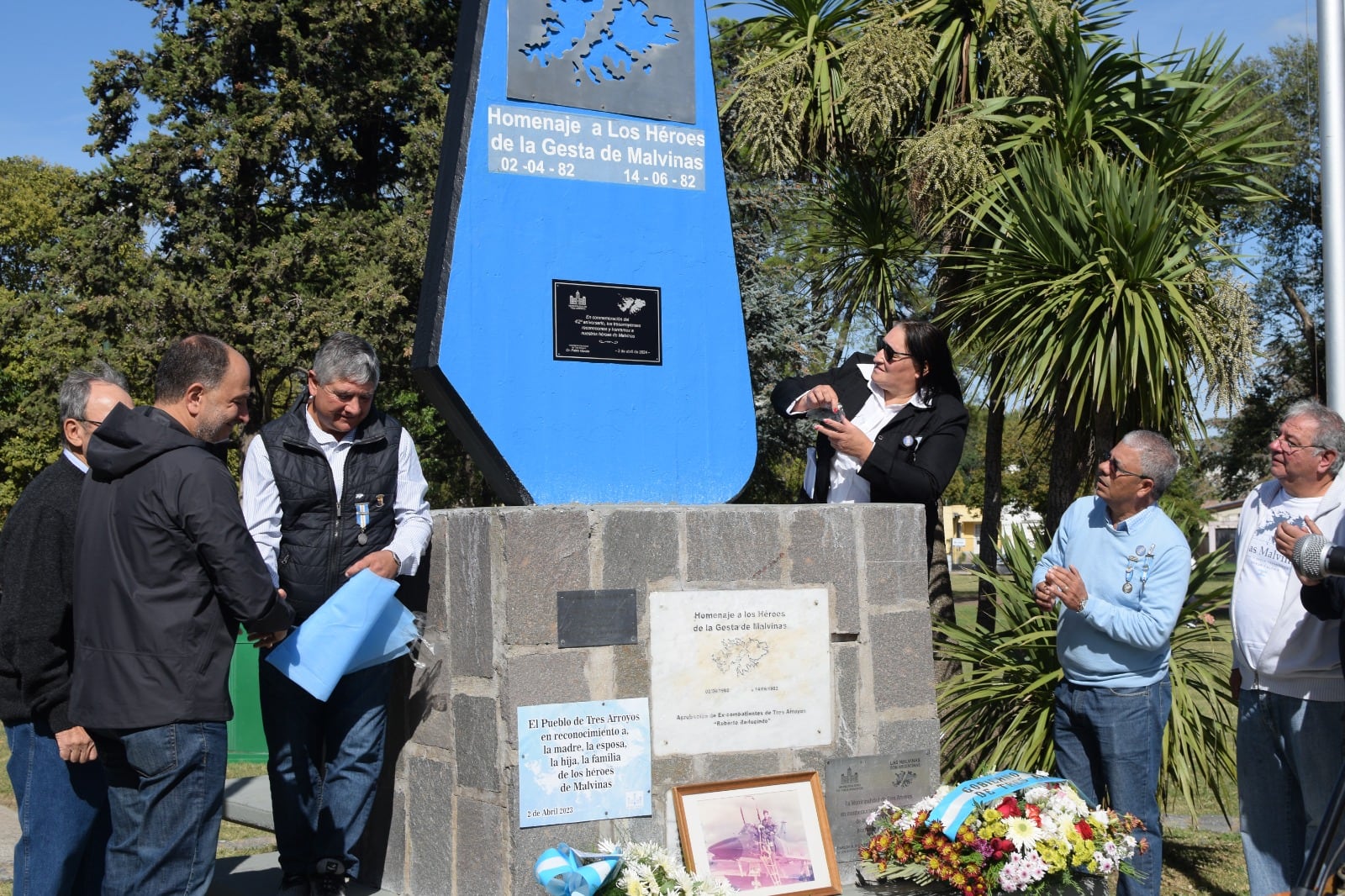 Acto por Malvinas Tres Arroyos