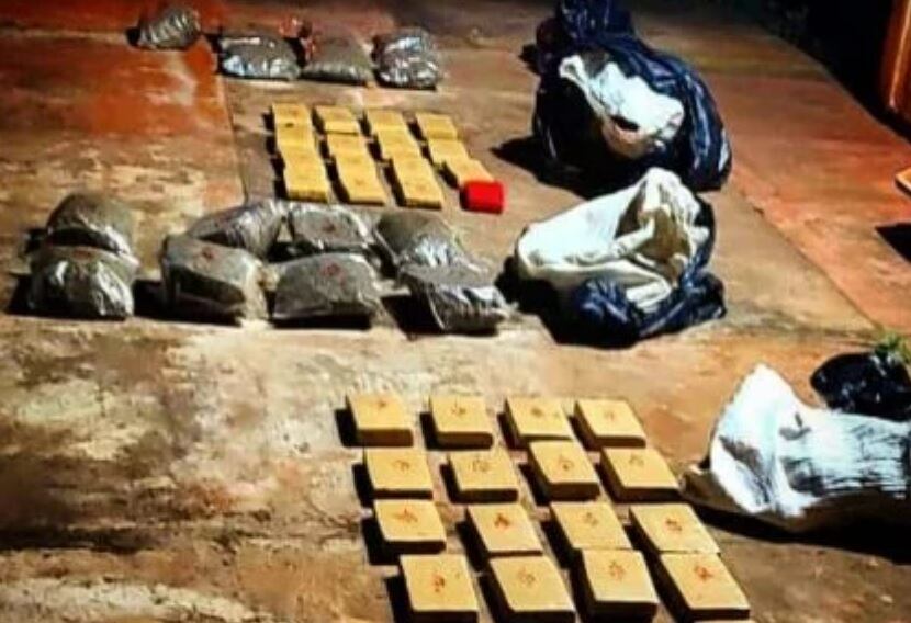 Candelaria: incautan millonario contrabando de marihuana.