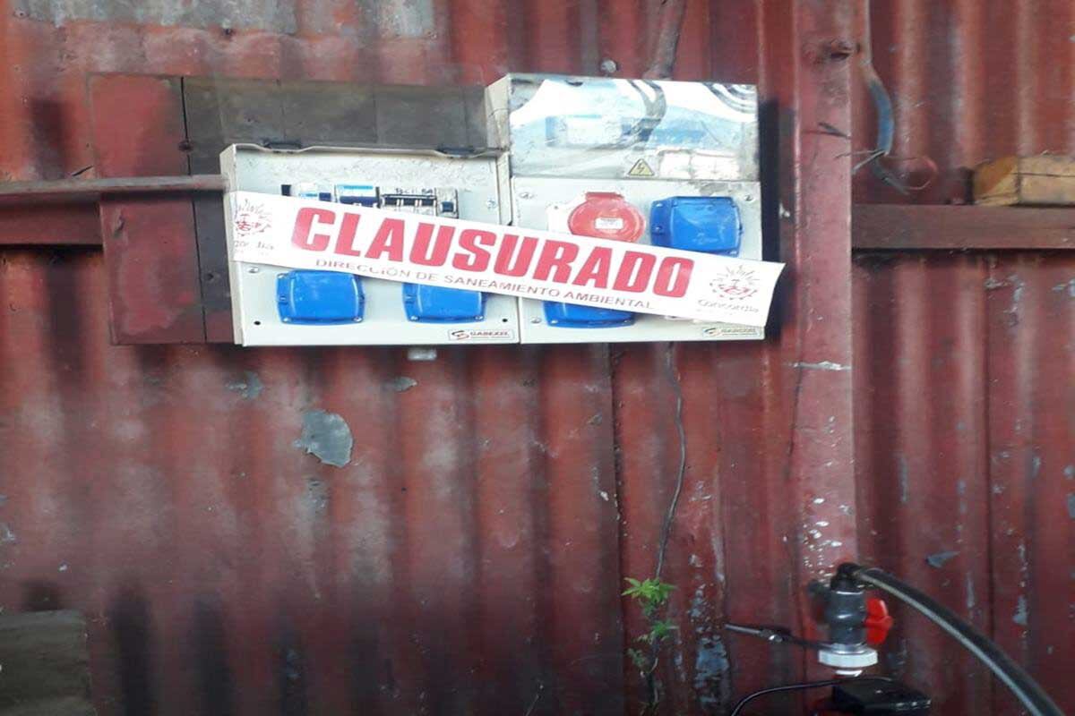 Se clausuró a empresa ferroviaria por volcar residuos contaminantes