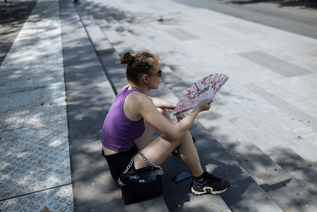 Calor extremo en Europa.