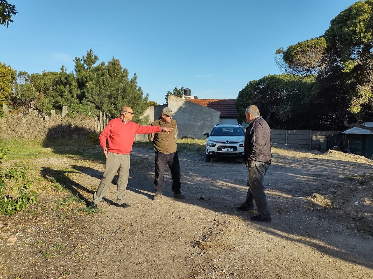 El intendente de Tres Arroyos recorrió Orense y visitó obras en marcha