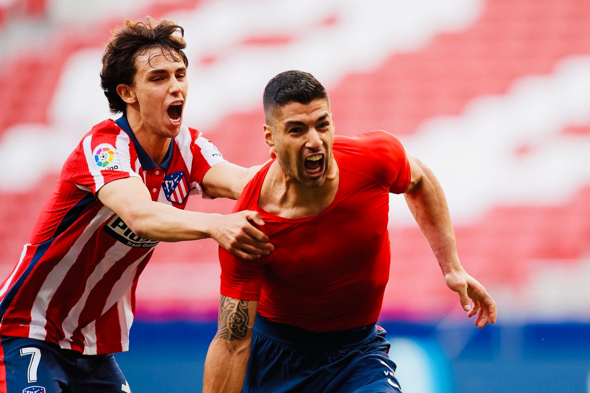 Luis Suárez se fue de Barcelona para ser campeón en Atlético Madrid. 