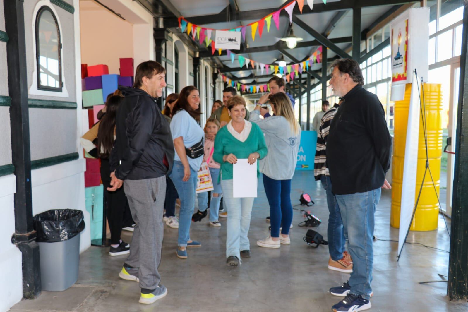 Claudia Cittadino participó en los eventos organizados por las juventudes tresarroyenses