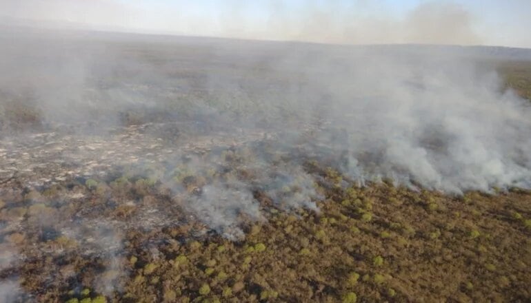 Incendios en el norte de San Luis