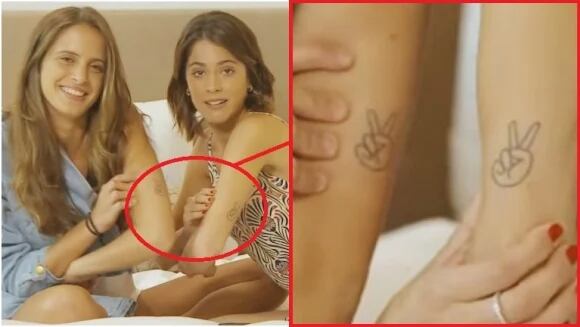 Los tatuajes de Tini Stoessel dedicados a Rodrigo De Paul, su papá y su mejor amiga