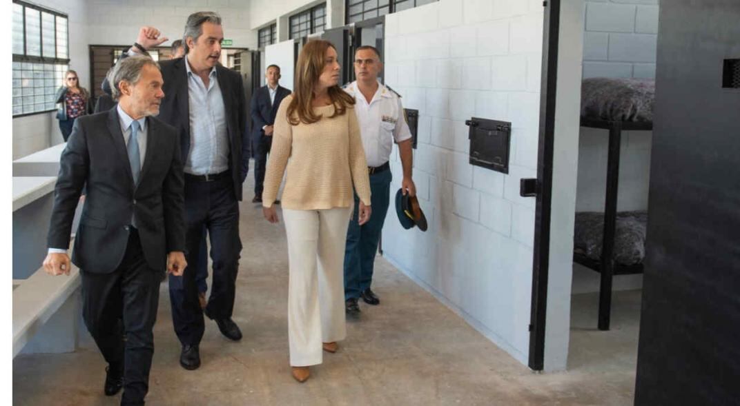 La empresa Centro Construcciones terminó la obra de la Unidad Penal 57 el 12 febrero de 2019 y lo inauguró María Eugenia Vidal (Federico López Claro)