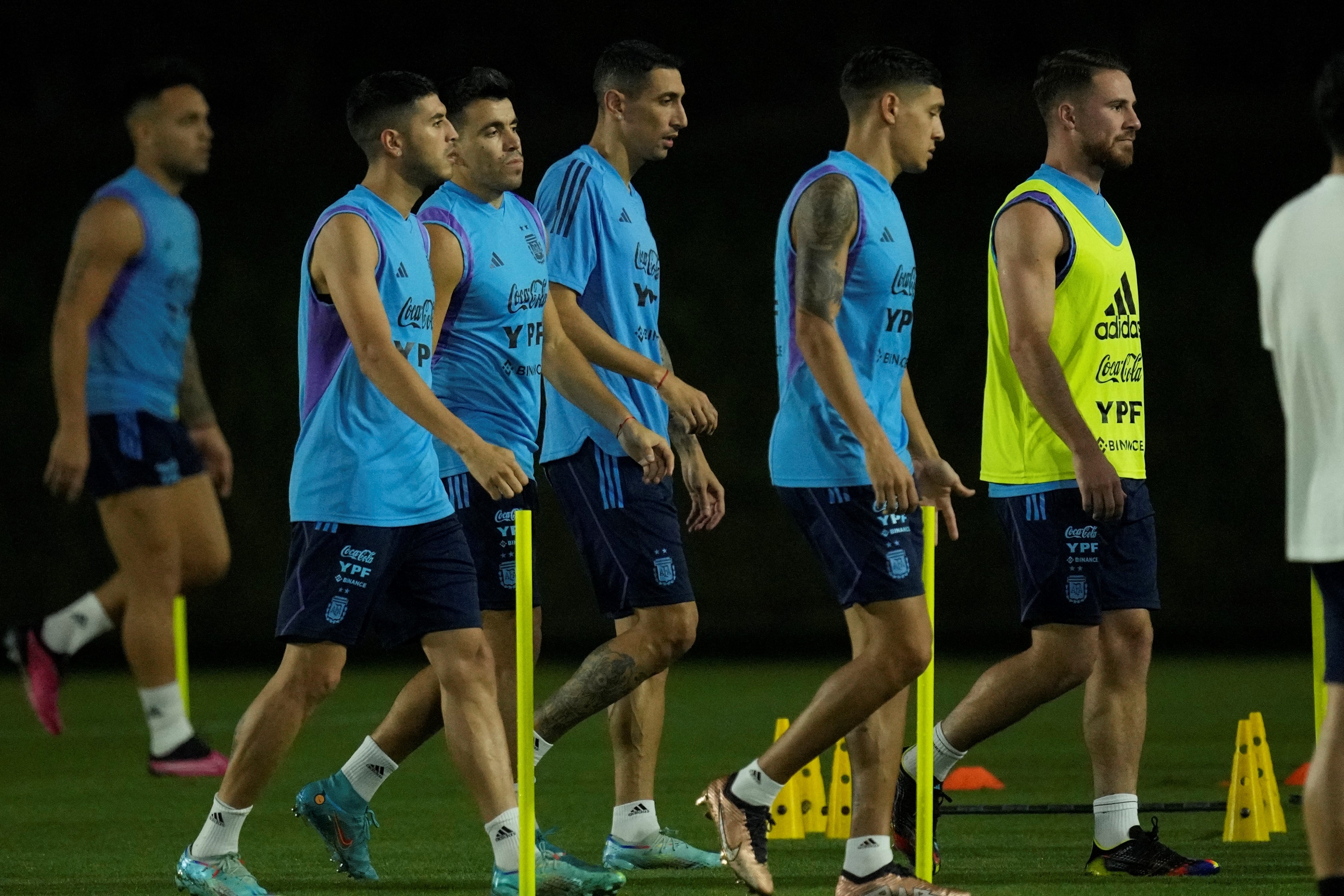 El equipo de Lionel Scaloni se prepara para la final contra Francia