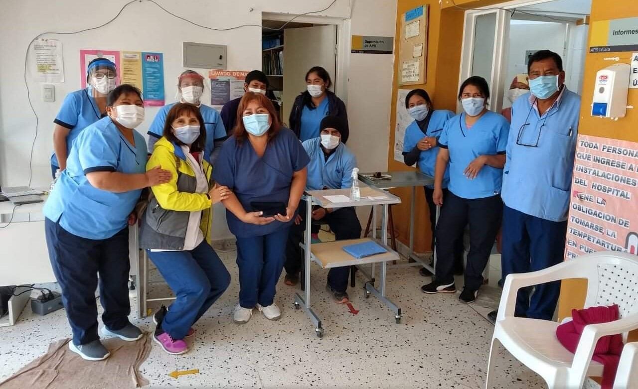 Un especial reconocimiento al personal del hospital "Dr. Salvador Mazza" de Tilcara, expresó la directora del nosocomio, Ximena Salinas, al valor su desempeño durante la pandemia.