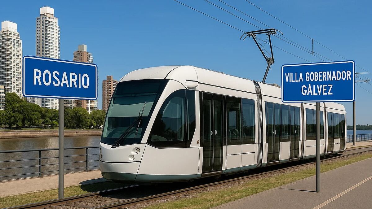 Tranvía metropolitano uniría Baigorria con Villa Gobernador Gálvez
