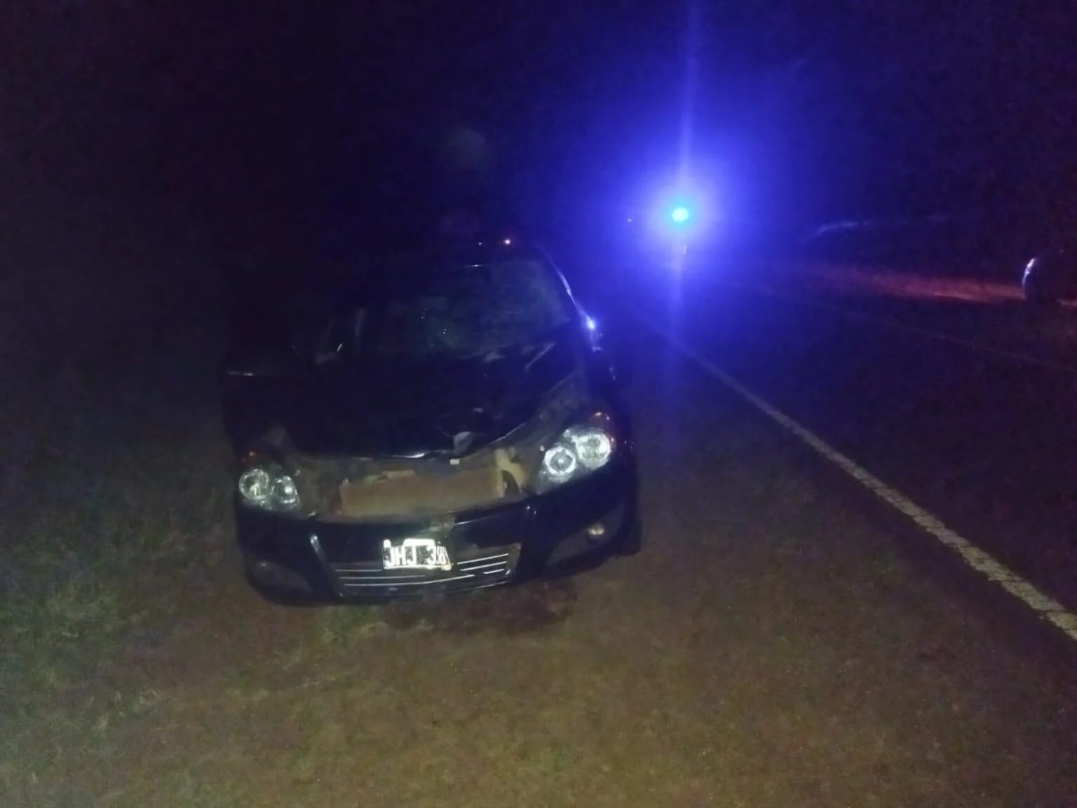 Un automóvil embistió y mató a un caballo en Bernardo de Irigoyen.