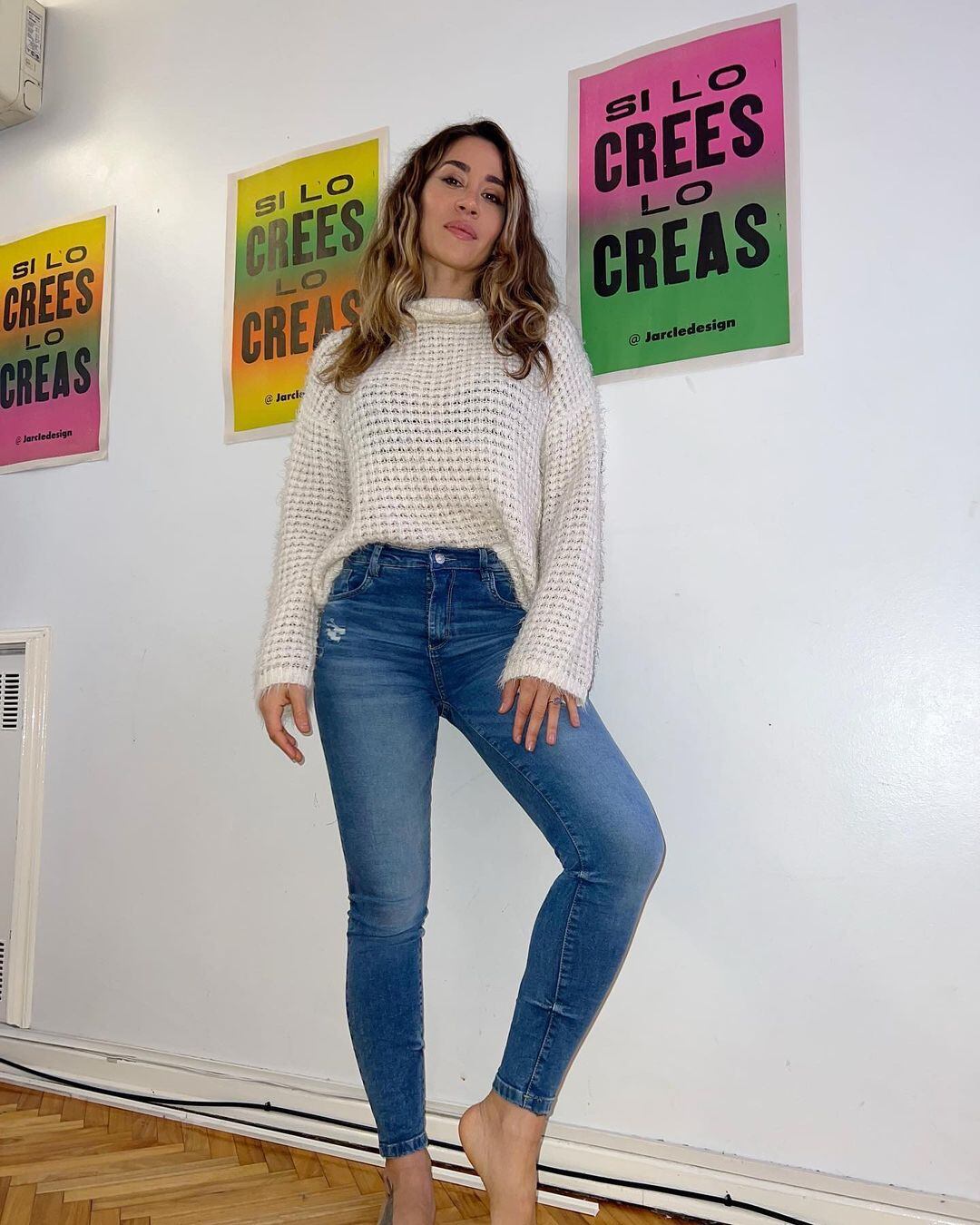 Jimena Barón volvió a los chupines