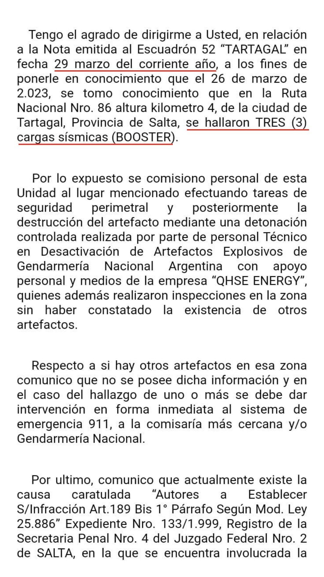 Preocupa la constante aparición de boosters sísmicos en la Ruta Nacional 86, Salta.