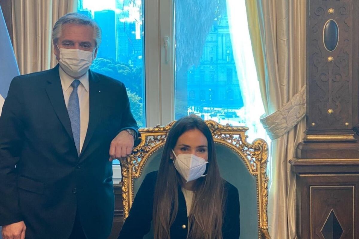 Florencia Aise, la artista plástica mendocina que impactó a Alberto Fernández y la invitó a almorzar en Casa Rosada