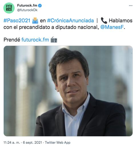 Facundo Manes, crítico con Horacio Rodríguez Larreta.