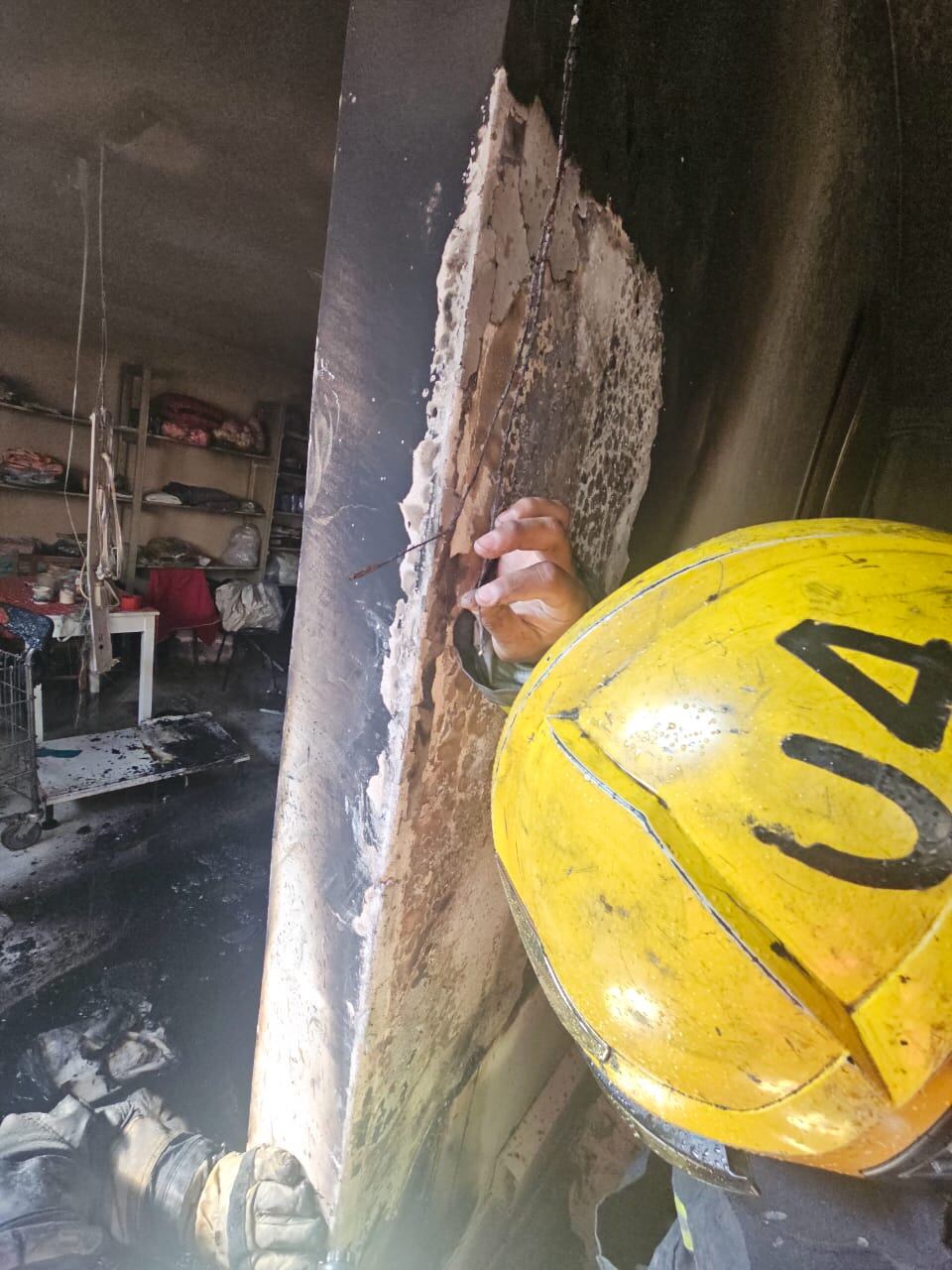 Se produjo un incendio en el subsuelo del Hospital Córdoba.