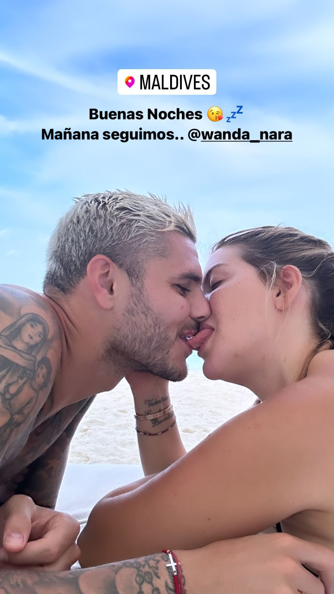 Wanda Nara y Mauro Icardi viajaron a las Maldivas para recuperar la relación pero no fue suficiente.