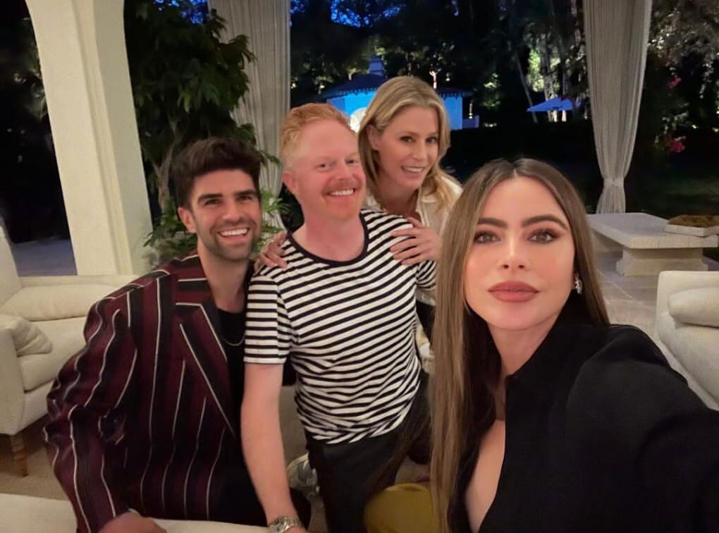 Sofía Vergara se reencontró con sus compañeros de Modern Family y los fans enloquecieron