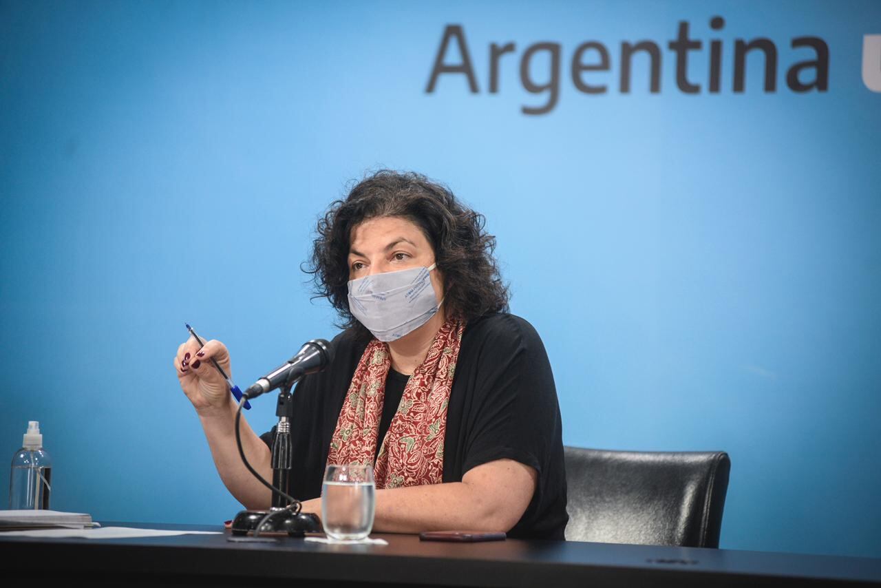 Carla Vizzotti, ministra de Salud de la Nación (Presidencia)