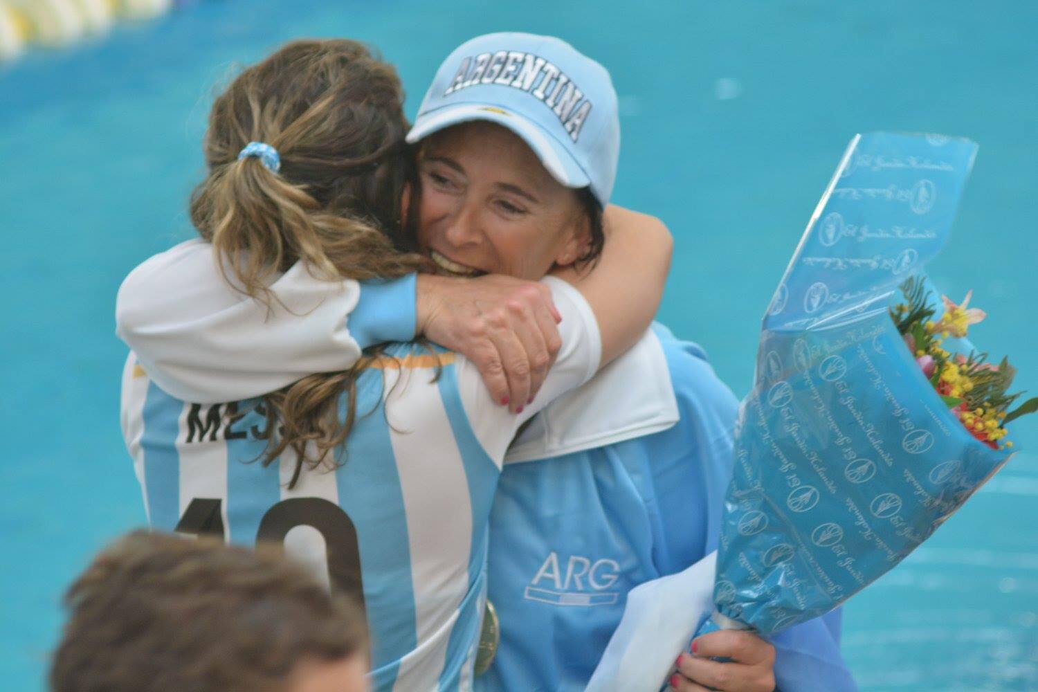 Rosana Mateos la rompe en natación.