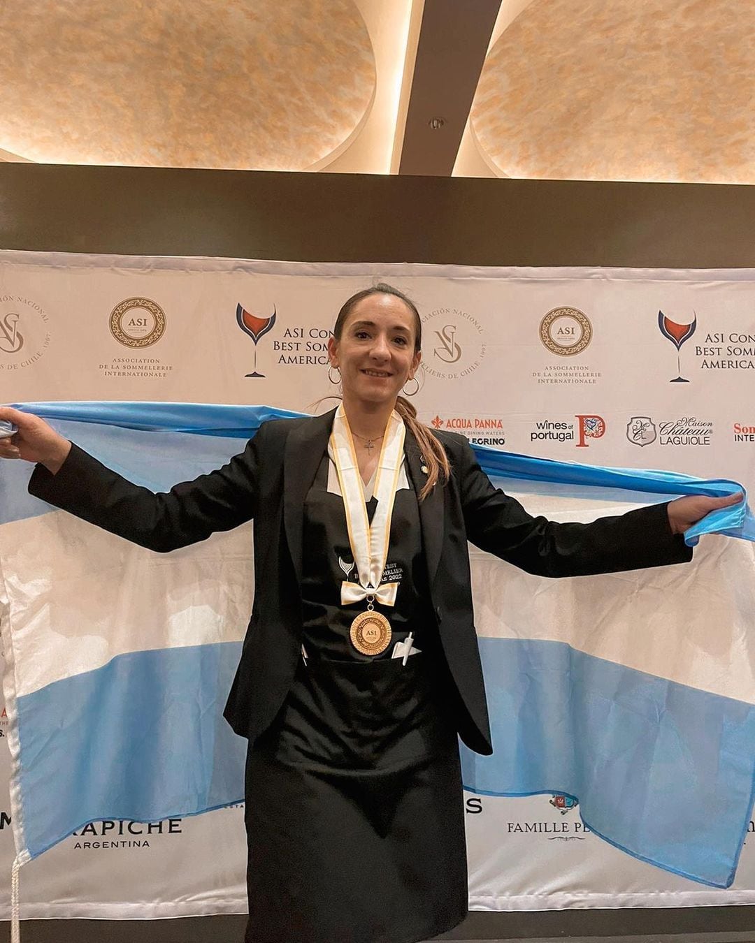 Se consagró la mejor sommelier de América