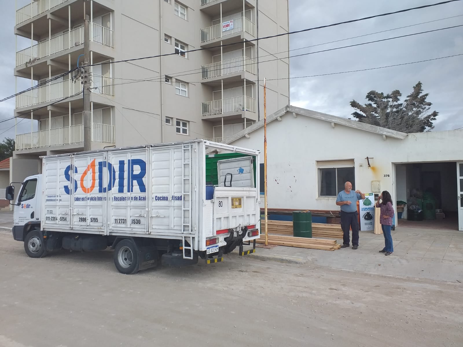 Recolección de Aceite Vegetal Usado en Claromecó