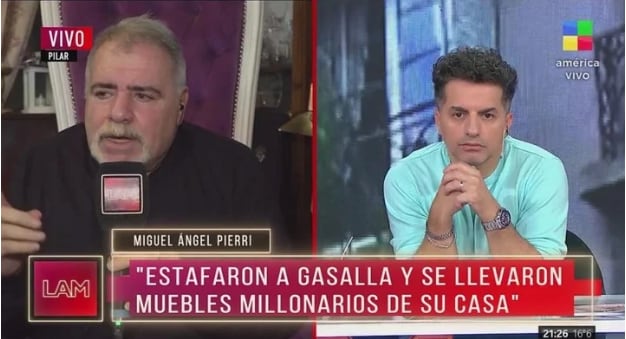 Miguel Ángel Pierri habló sobre el asalto que sufrió Antonio Gasalla.