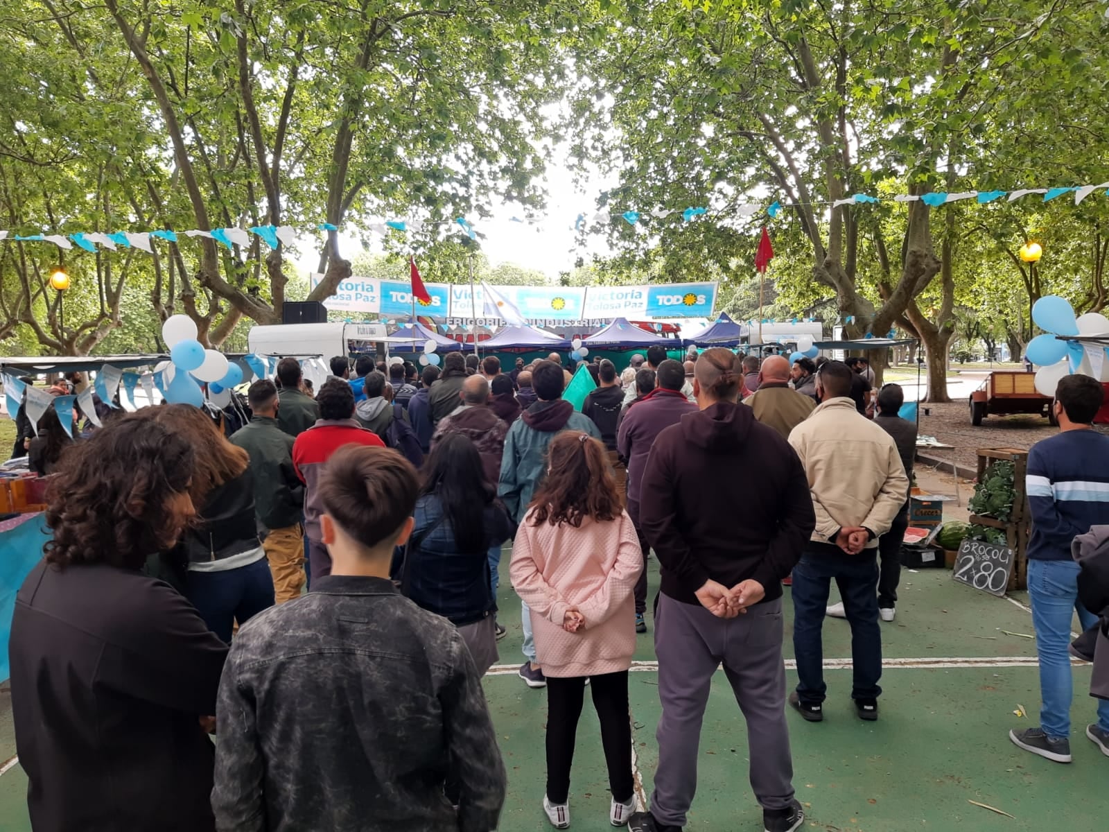 El director Nacional de Políticas Integradoras del Ministerio de Desarrollo Social, Rafael Klejzer encabezó el lanzamiento oficial en la Feria del Buen Vivir.