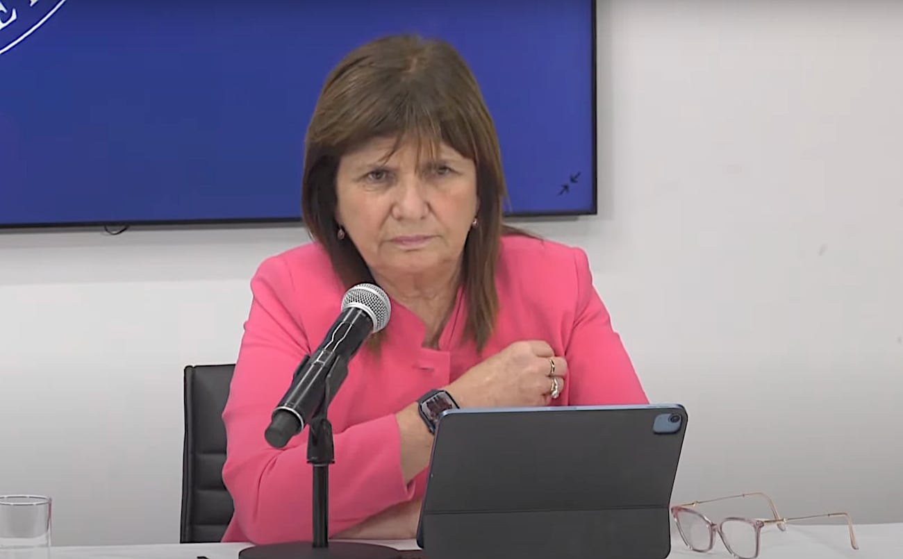 La ministra de Seguridad, Patricia Bullrich, dio detalles del “protocolo del orden público” que comienza a implementarse. Foto: