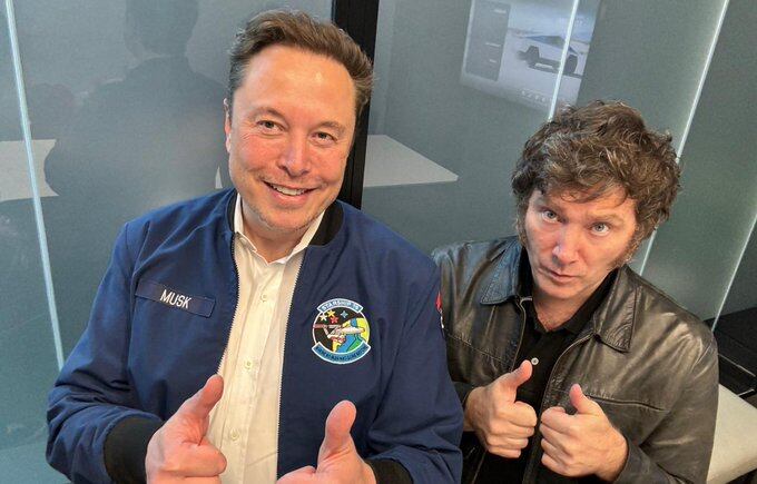 Milei se reunió con Elon Musk