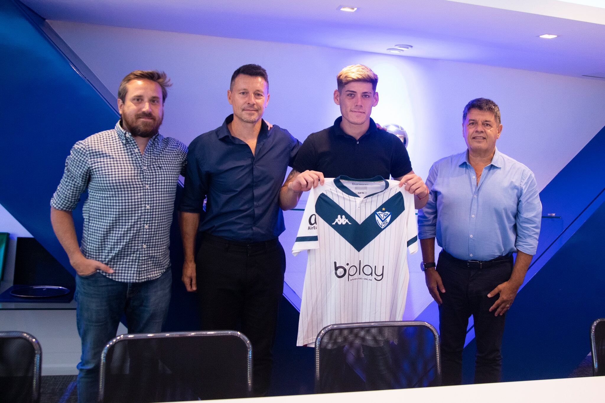 Franco Díaz podría dejar Vélez para sumarse a Instituto (Foto. Prensa Vélez).