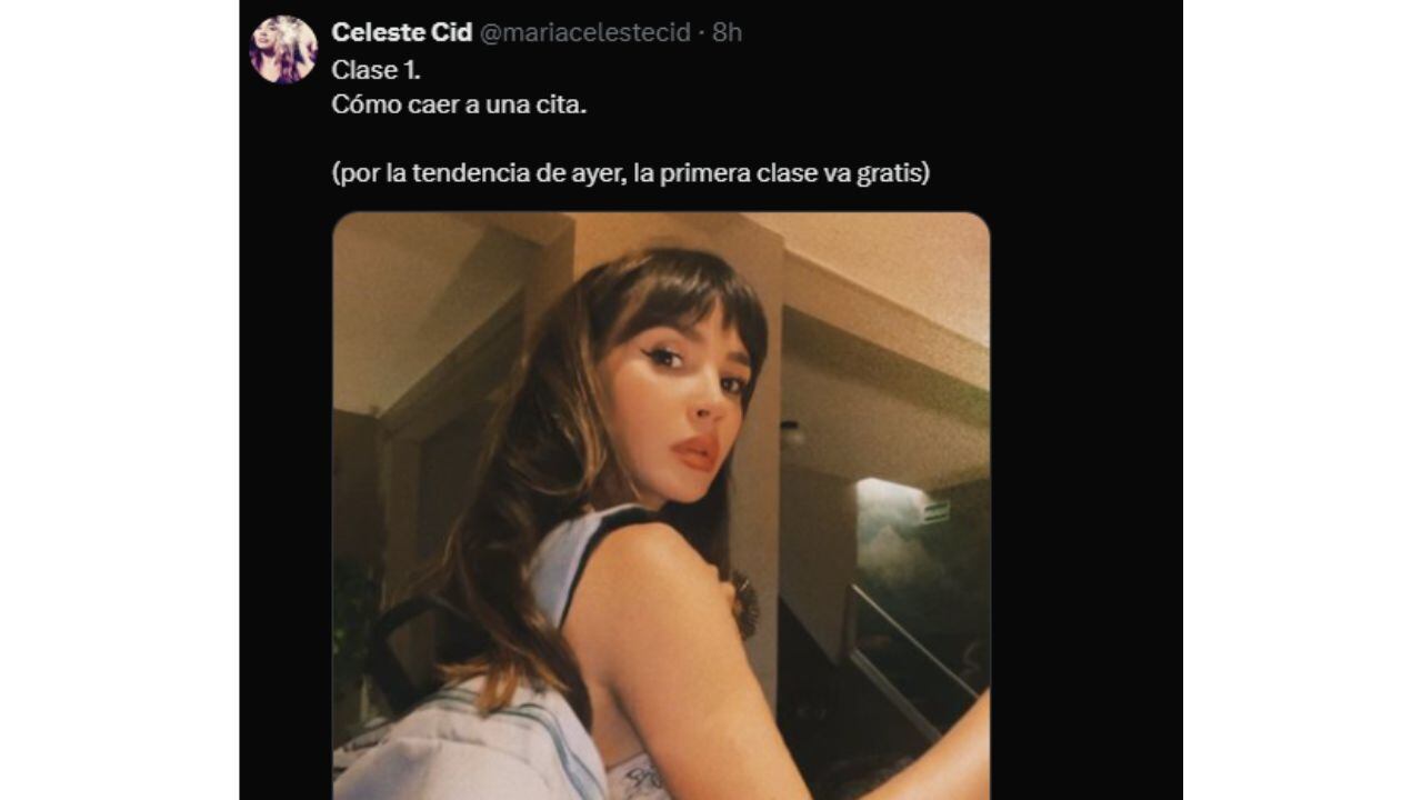 La pícara respuesta de Celeste Cid en medio de los rumores de romance con Santiago Korovsky