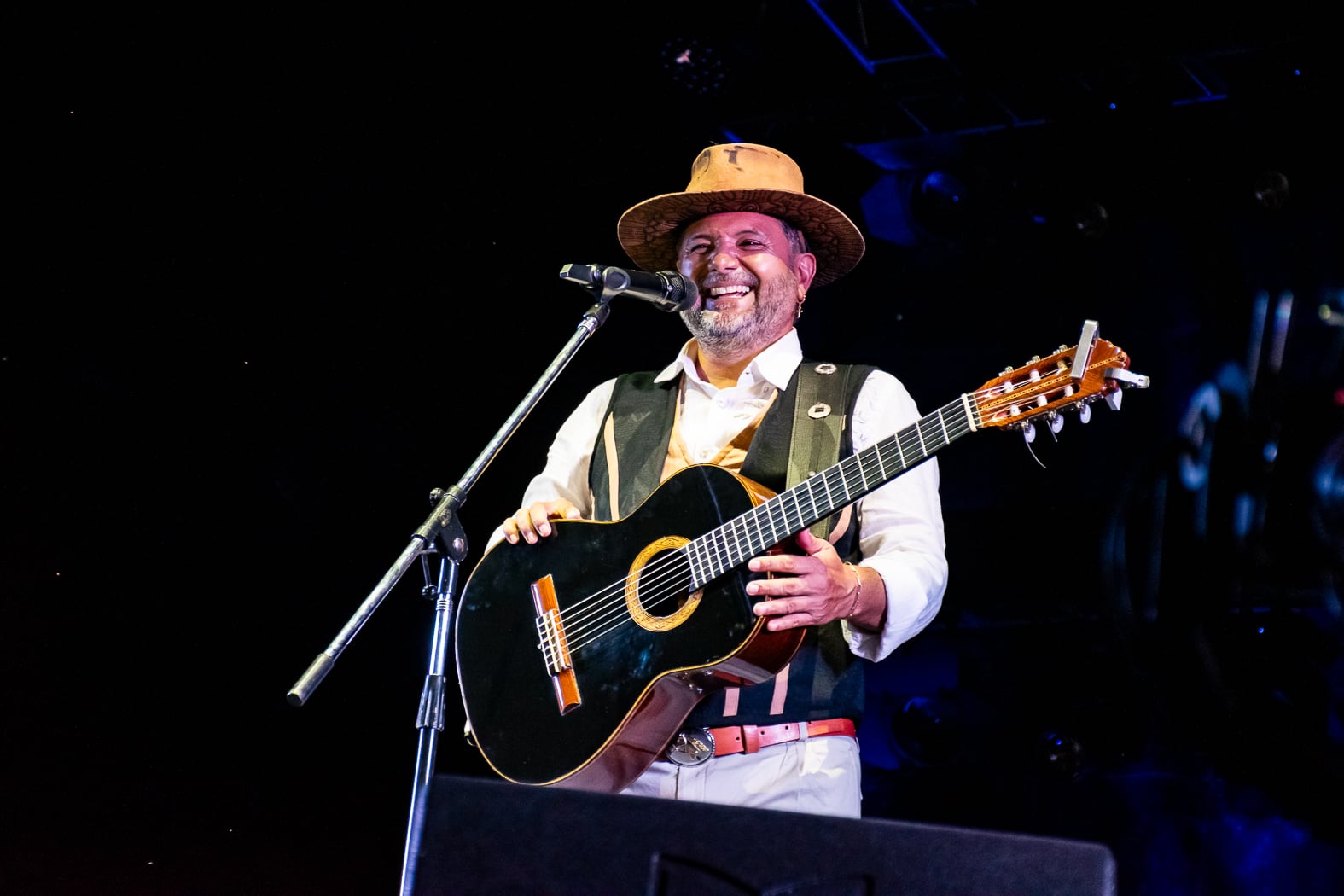 Jorge Rojas disfrutó a pleno del show. (Prensa Jorge Rojas)