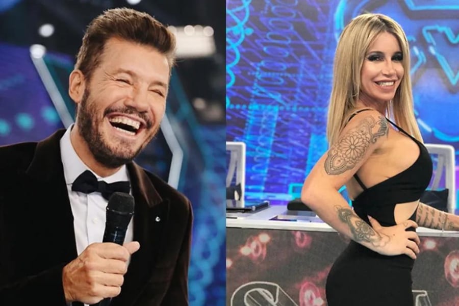 Marcelo Tinelli y Flor Peña fueron vistos muy acaramelados durante una fiesta.