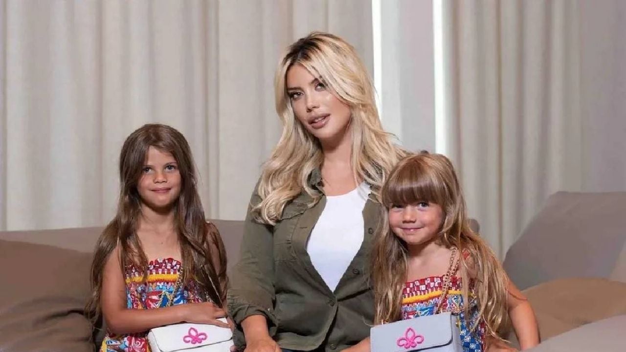 Wanda Nara y sus hijas