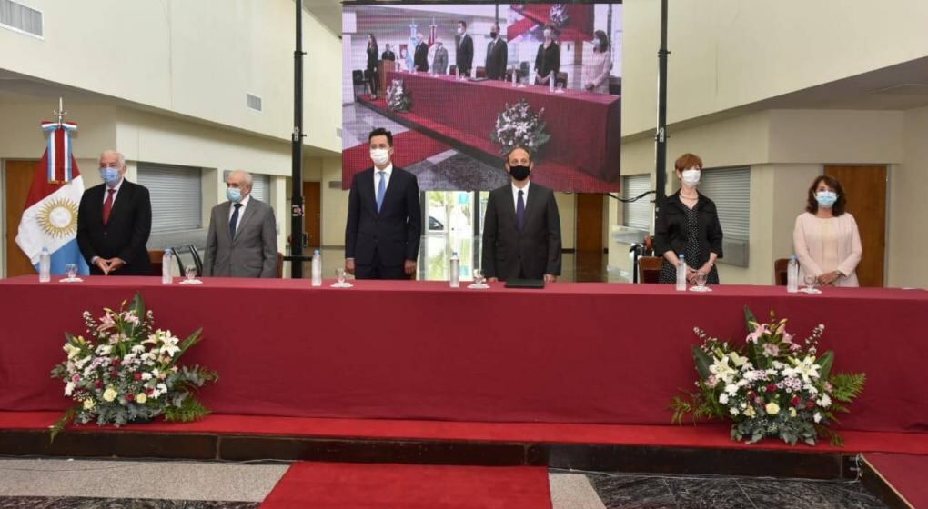 López Peña en la inauguración del año judicial (Justicia Córdoba)