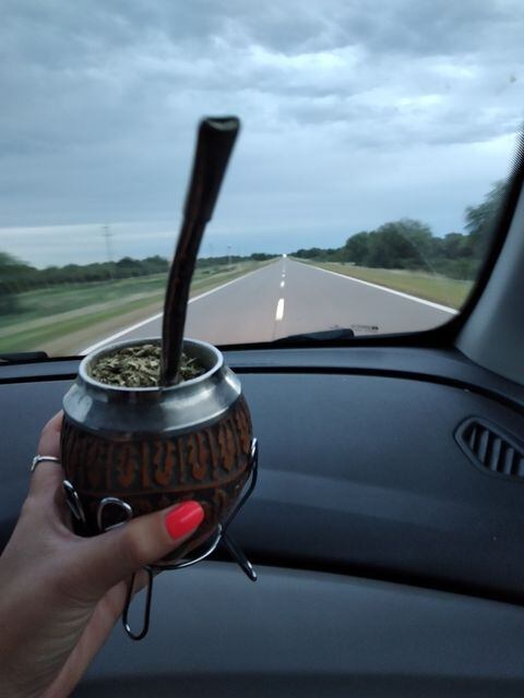 Mates en San Luis, camino a Beazley. Genitleza: Daiana Giménez