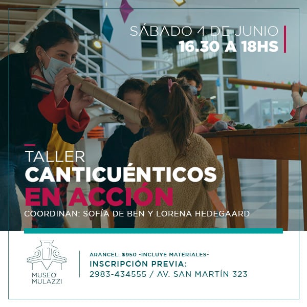 Taller para niños "Canticuénticos en acción" en el Museo Mulazzi