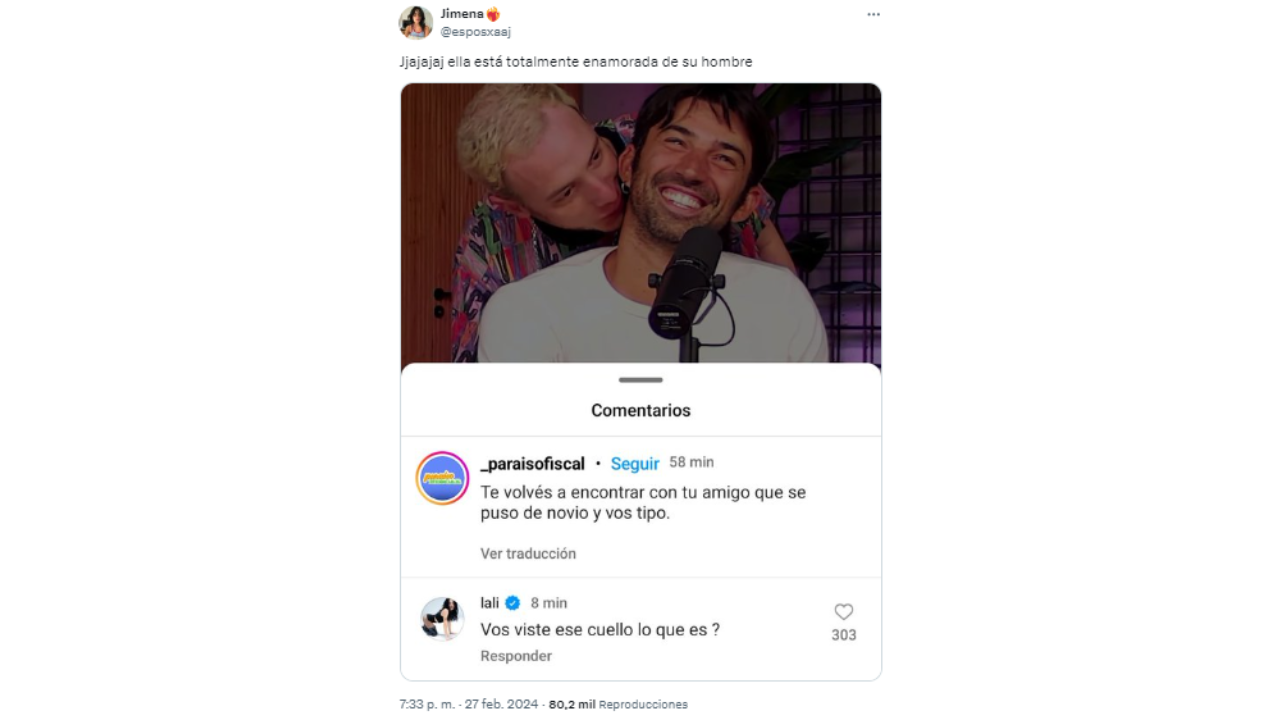 El comentario de Lali que se hizo viral.