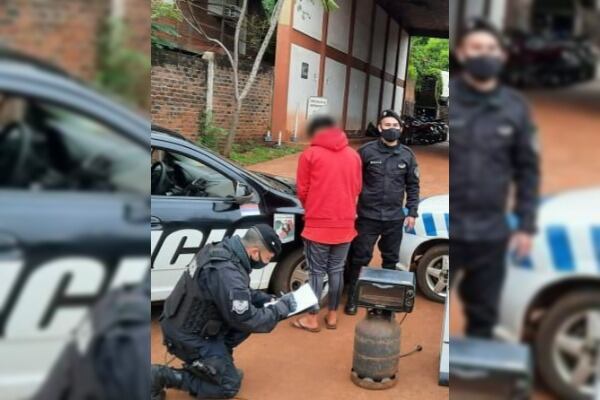 Terminaron detenidos dos jóvenes por actos ilícitos en Apóstoles.