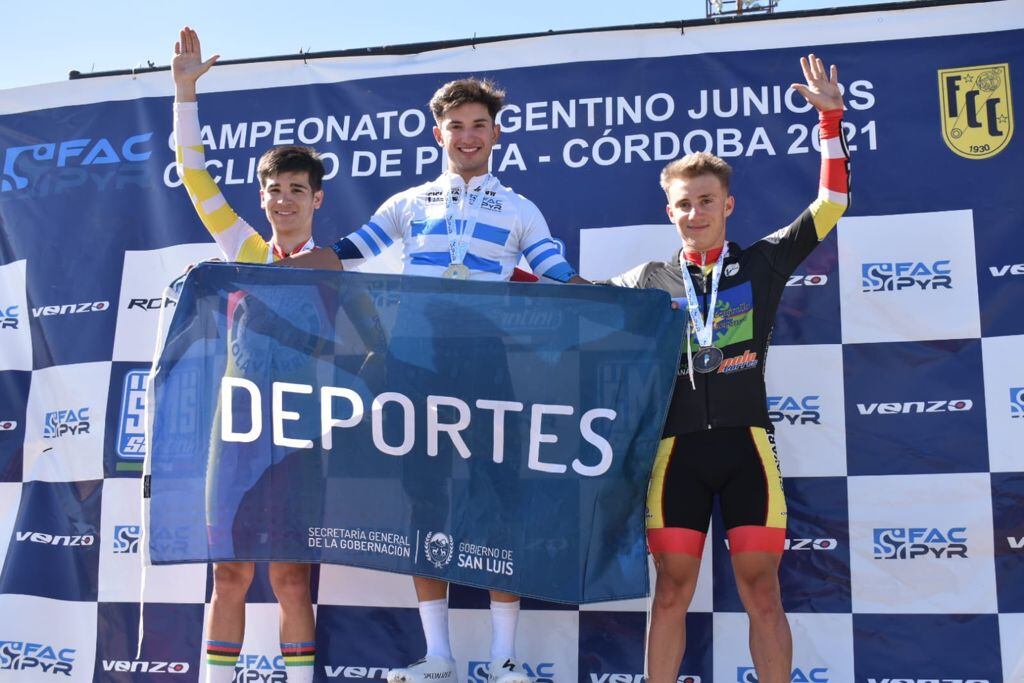 Ciclismo de pista. Juveniles de San Luis