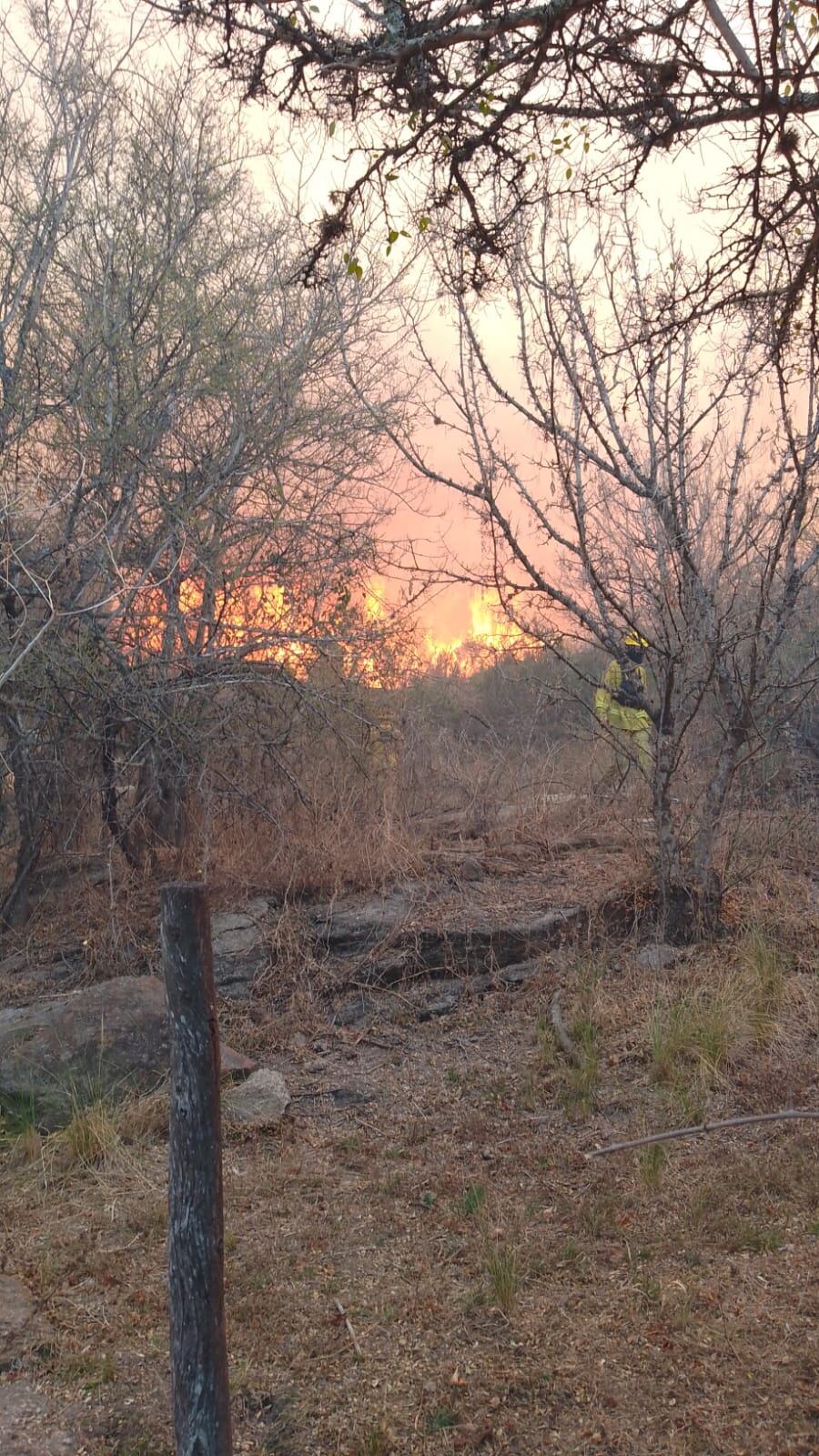 Incendio en Carlos Paz