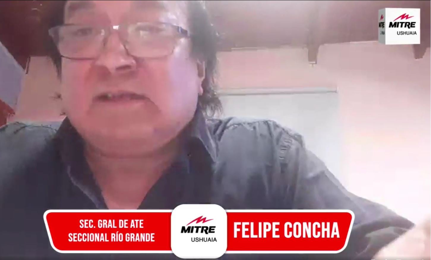 Felipe Concha, Secretario General ATE, seccional Río Grande.