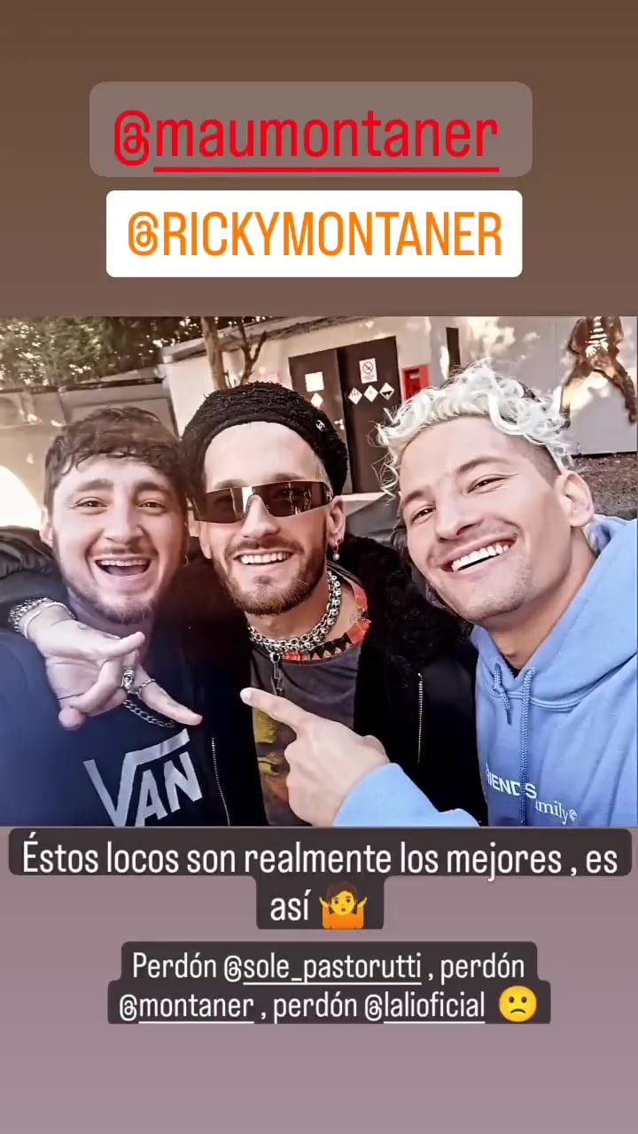 Elías Pardal se sacó una selfie con Mau y Ricky y dijo que son "los mejores" del jurado.