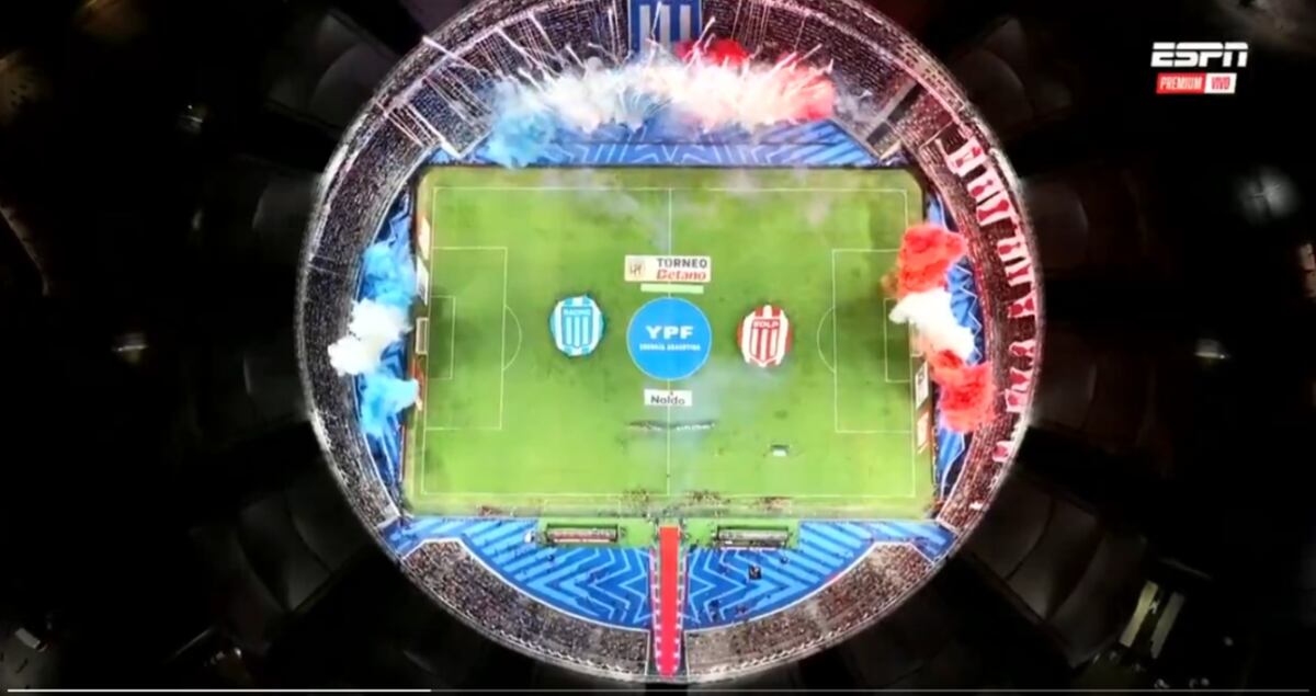 Deslumbrante: así ingresaron Racing y Estudiantes para disputar la final del Clausura