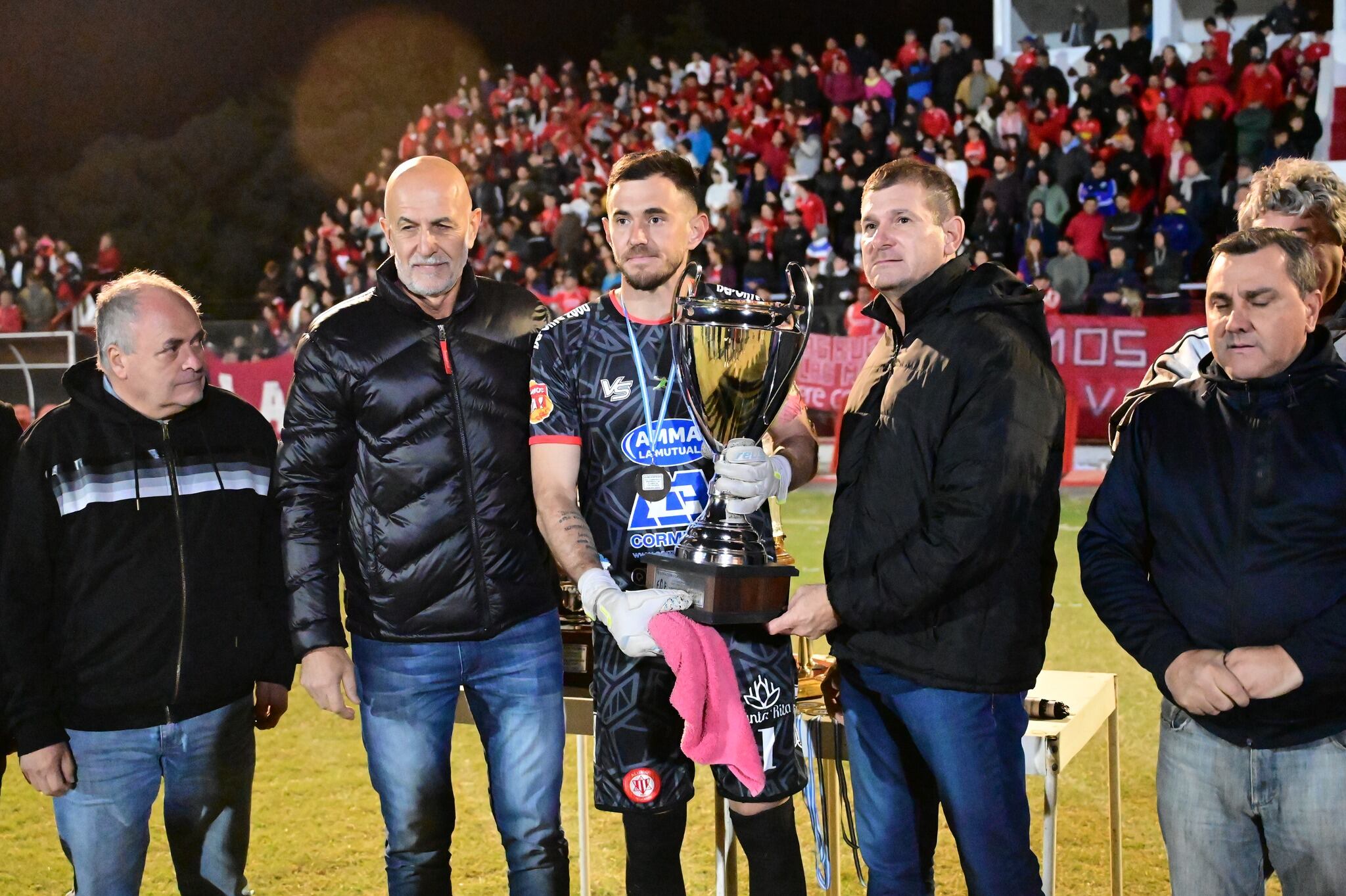 Pedro Sabino campeón Provincial con Lambert de Monte Maíz