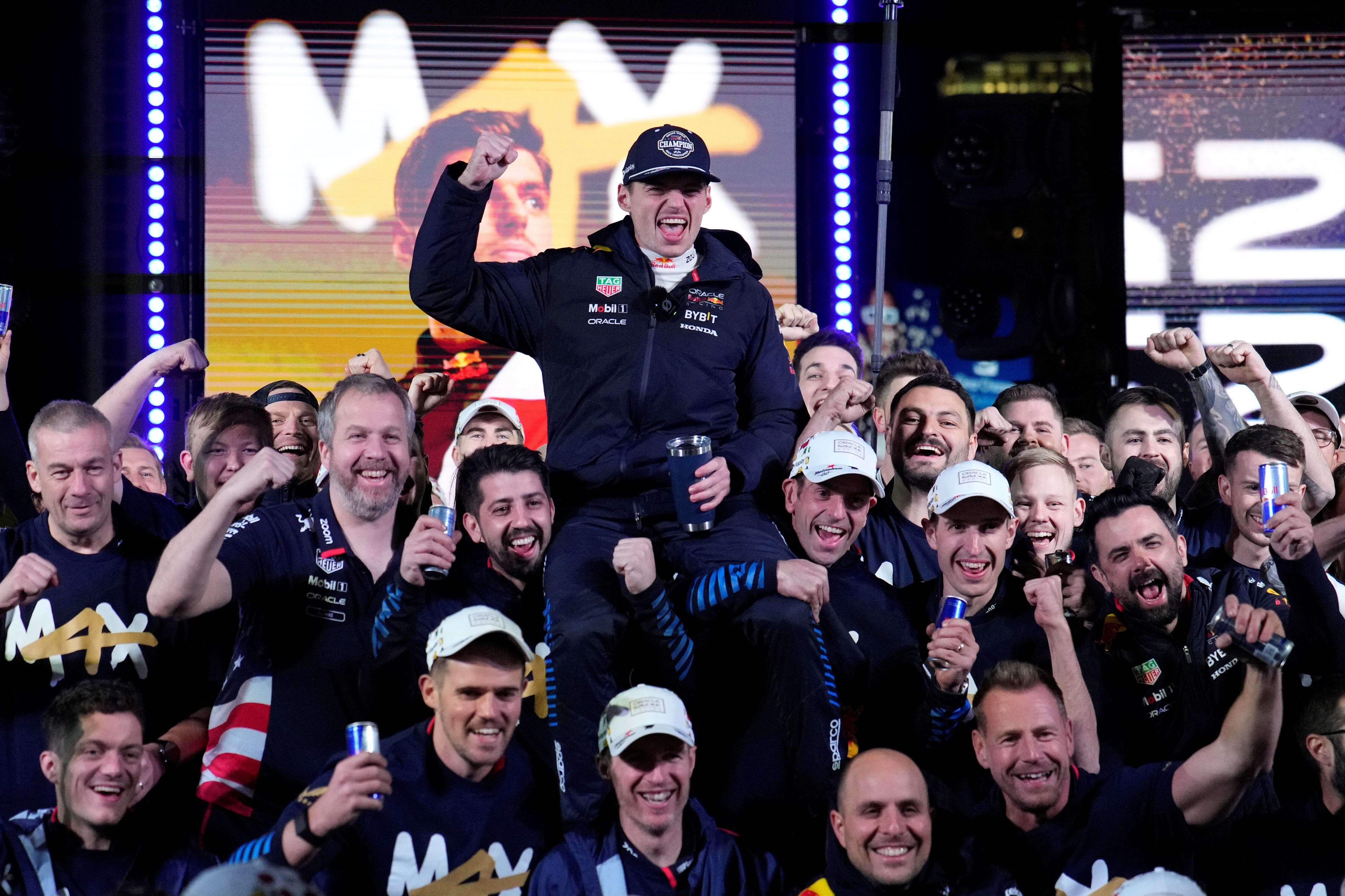 Max Verstappen se coronó campeón de la Fórmula 1. (AP)