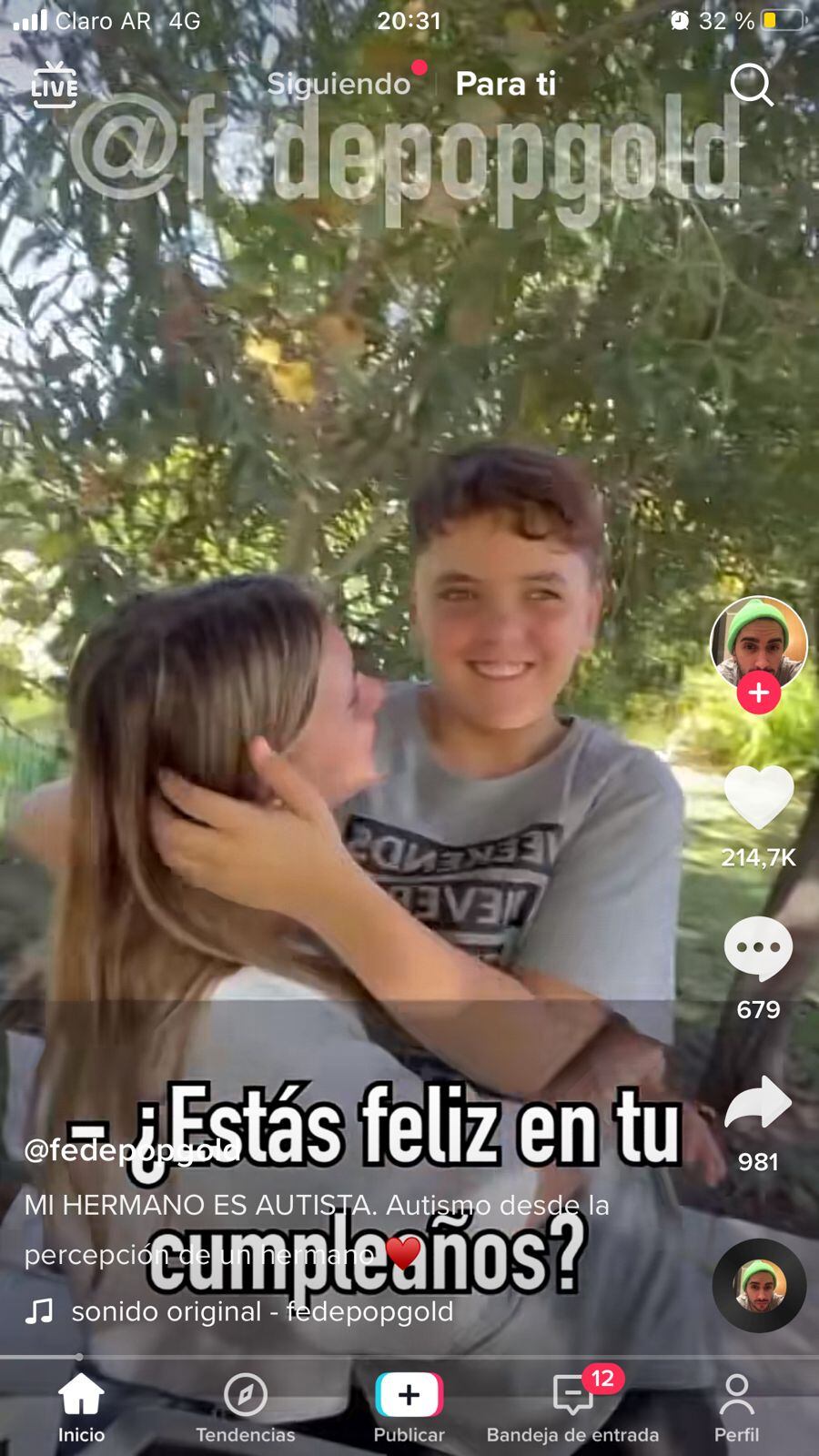 Hermanas mendocinas hablan de autismo en TikTok.